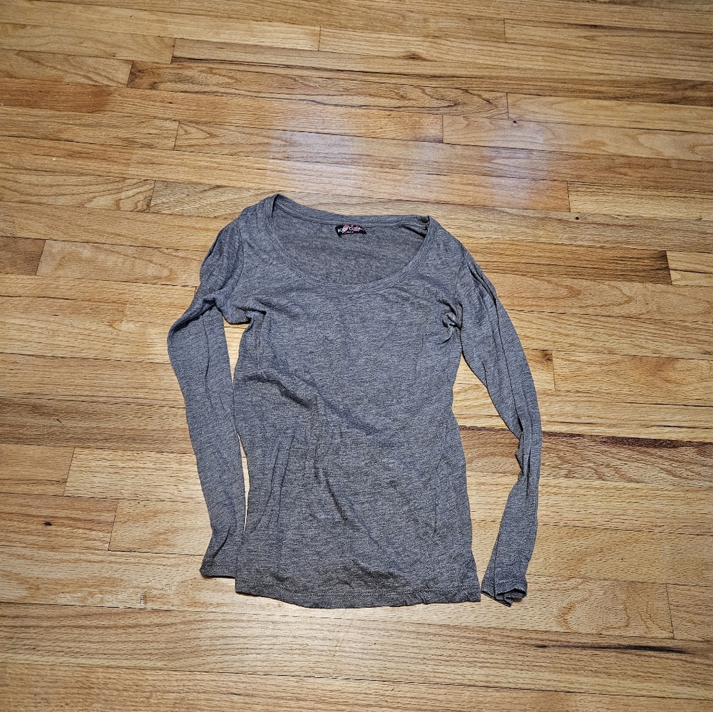 BROWN LONG SLEEVE TEE